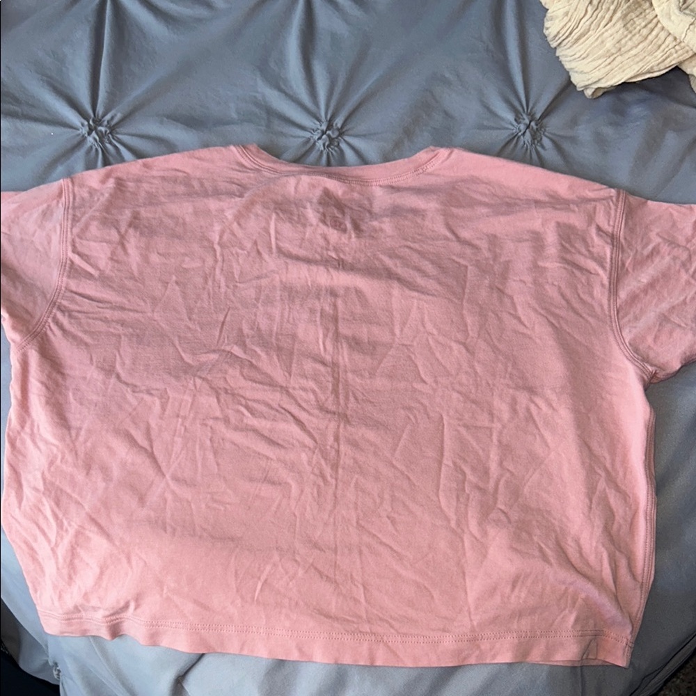 Pink Cropped T-Shirt